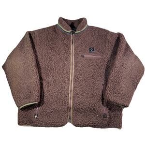 South2 West8 Sherpa Fleece Jacket Brown Size S Made in Japan Nepenthes